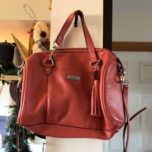 Orange Coach Handbag